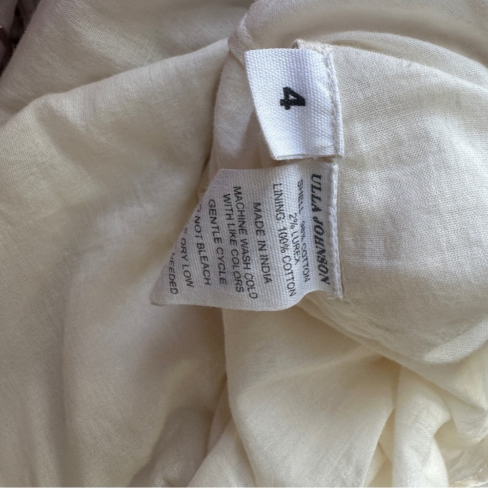 Ulla Johnson Lilliana Dress Cream - Picture 8 of 8